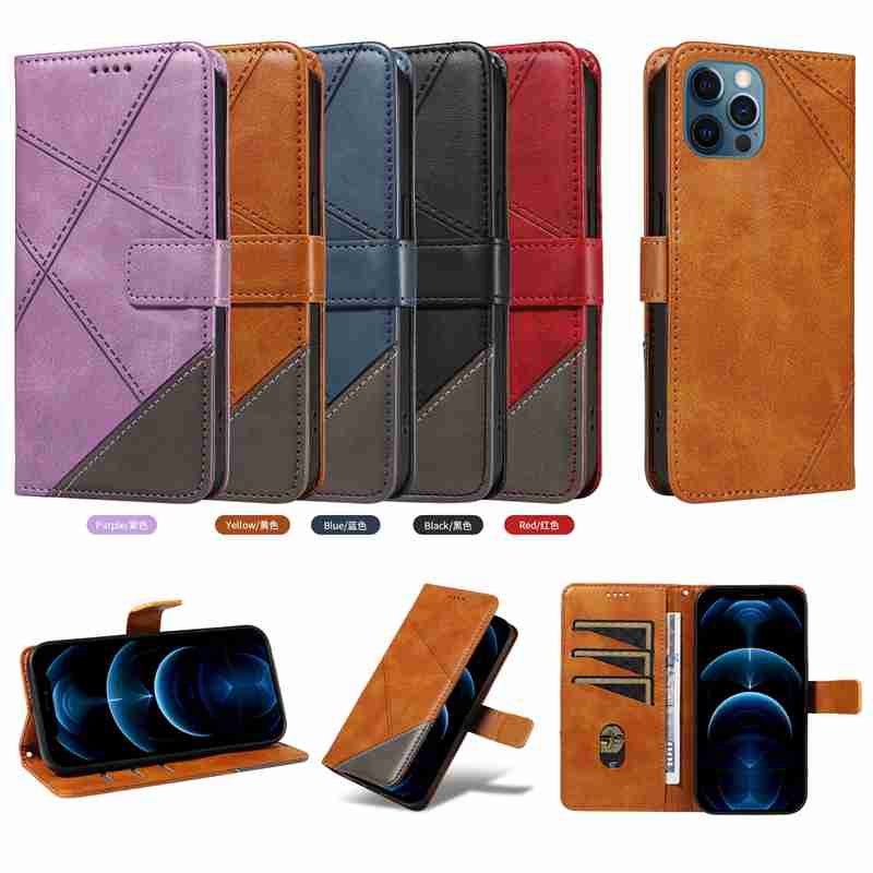 (katu2024) PU Leather Wallet Case For iphone 13 pro Flip Stand Card Book Phone Cover