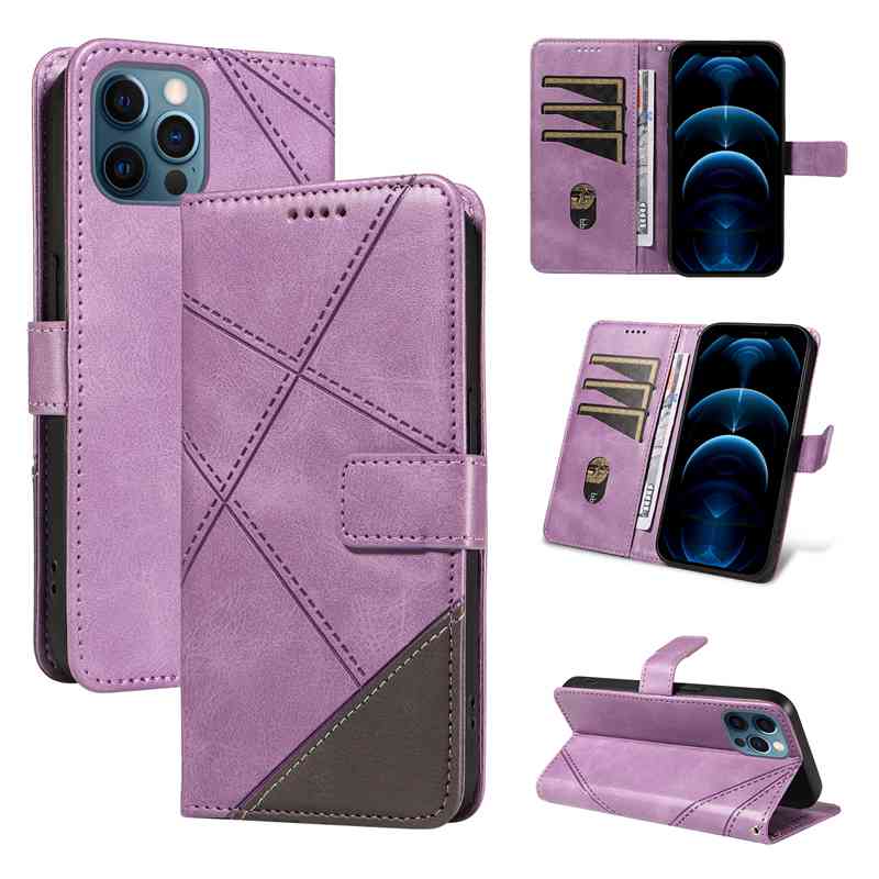 (katu2024) PU Leather Wallet Case For iphone 13 pro Flip Stand Card Book Phone Cover