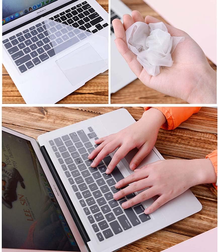 Universal Keyboard Protector Cover Skin for Laptop Notebook 13" 14" 15.6" inch,Ultra Thin Silicone Waterproof Dustproof Keyboard Protector Skin (15"-17.3" Universal Laptop Keyboard Covers)