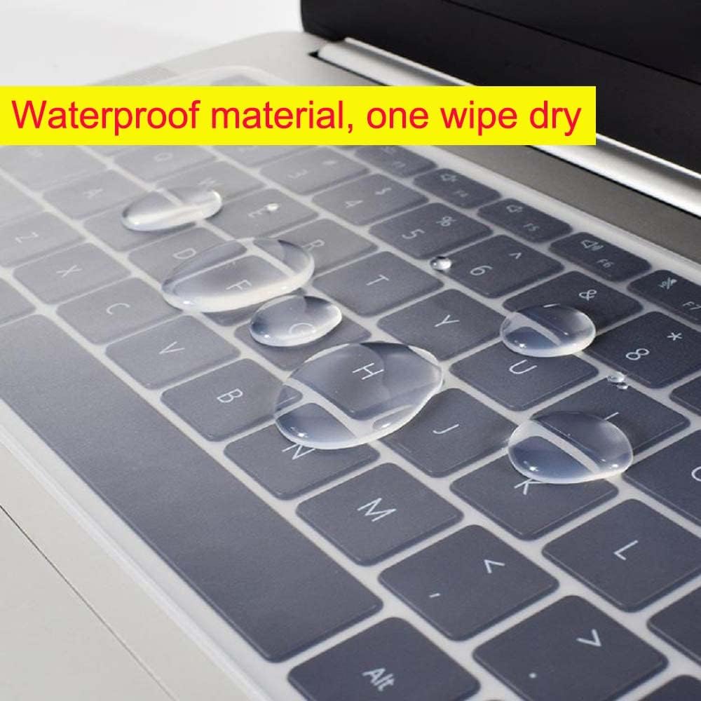 Universal Keyboard Protector Cover Skin for Laptop Notebook 13" 14" 15.6" inch,Ultra Thin Silicone Waterproof Dustproof Keyboard Protector Skin (15"-17.3" Universal Laptop Keyboard Covers)
