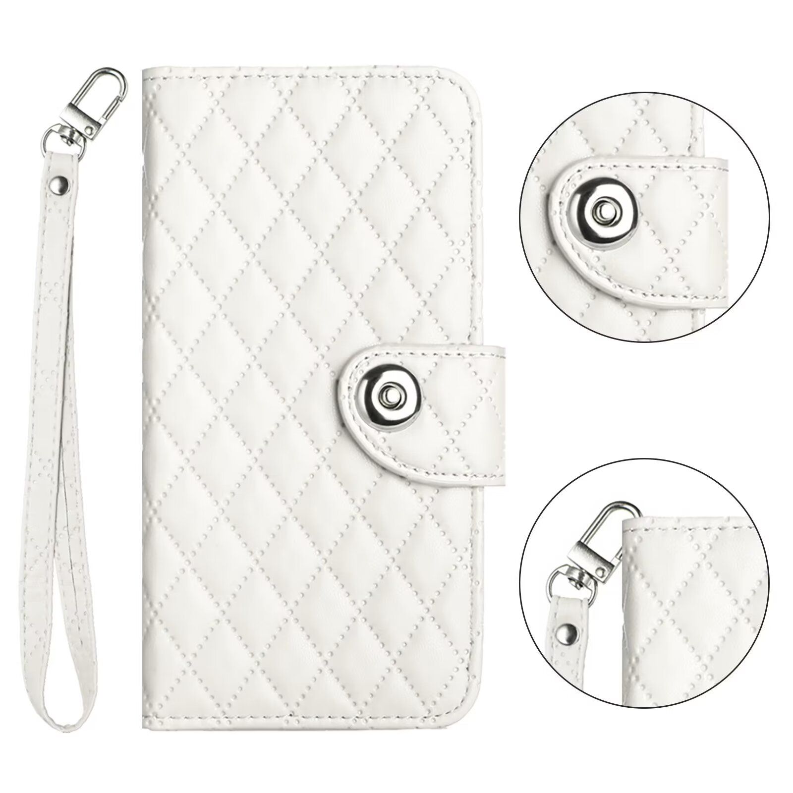 Leather Phone Case For iphone SE3 (2022)/iphone SE4/iphone 6/7/8/SE 2020/iphone 6S Plus / 7 Plus / 8 Plus/iphone XR (6.1 inch) iphone XS Max (6.5 inch) Wallet Lanyard Cover