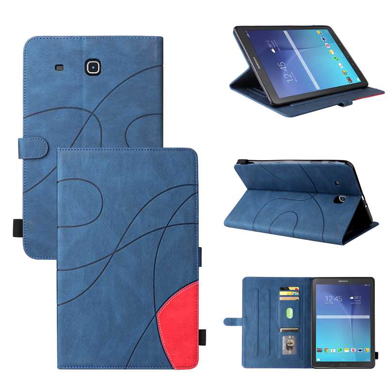 (duoduo) Cover Case Compatible For Samsung Galaxy Tab T560 Tablet Covers. Smart Wake Sleep Flip Stand Case
