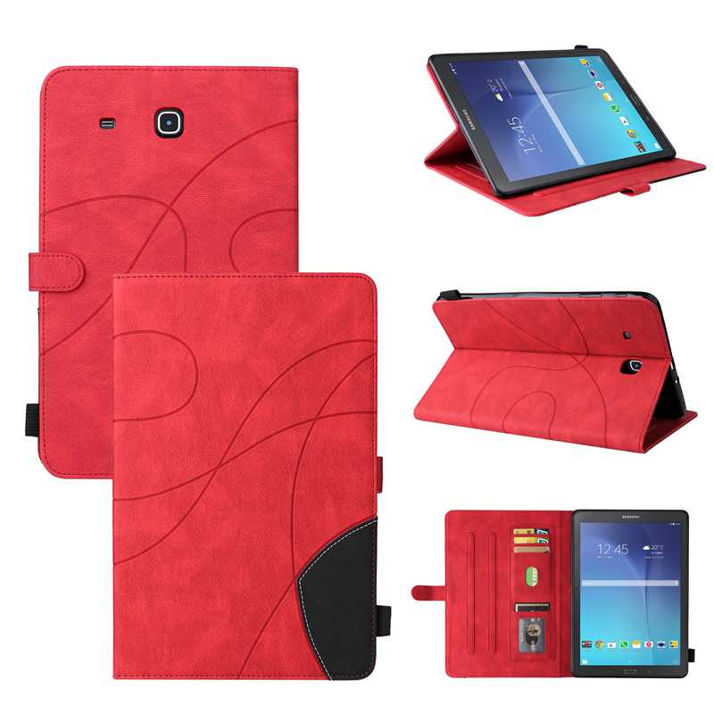 (duoduo) Cover Case Compatible For Samsung Galaxy Tab T560 Tablet Covers. Smart Wake Sleep Flip Stand Case
