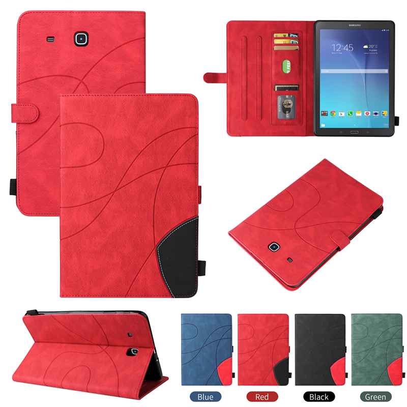 (duoduo) Cover Case Compatible For Samsung Galaxy Tab T560 Tablet Covers. Smart Wake Sleep Flip Stand Case