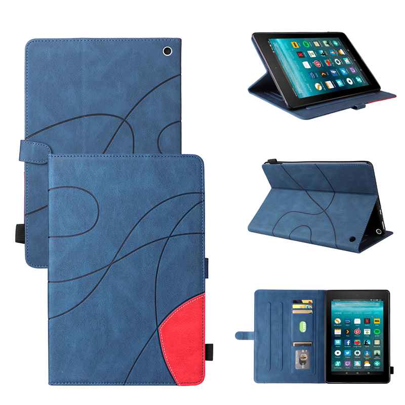 (katu) Cover Case Compatible For Amazon Fire HD 10 2021 Tablet Covers. Smart Wake Sleep Flip Stand Case