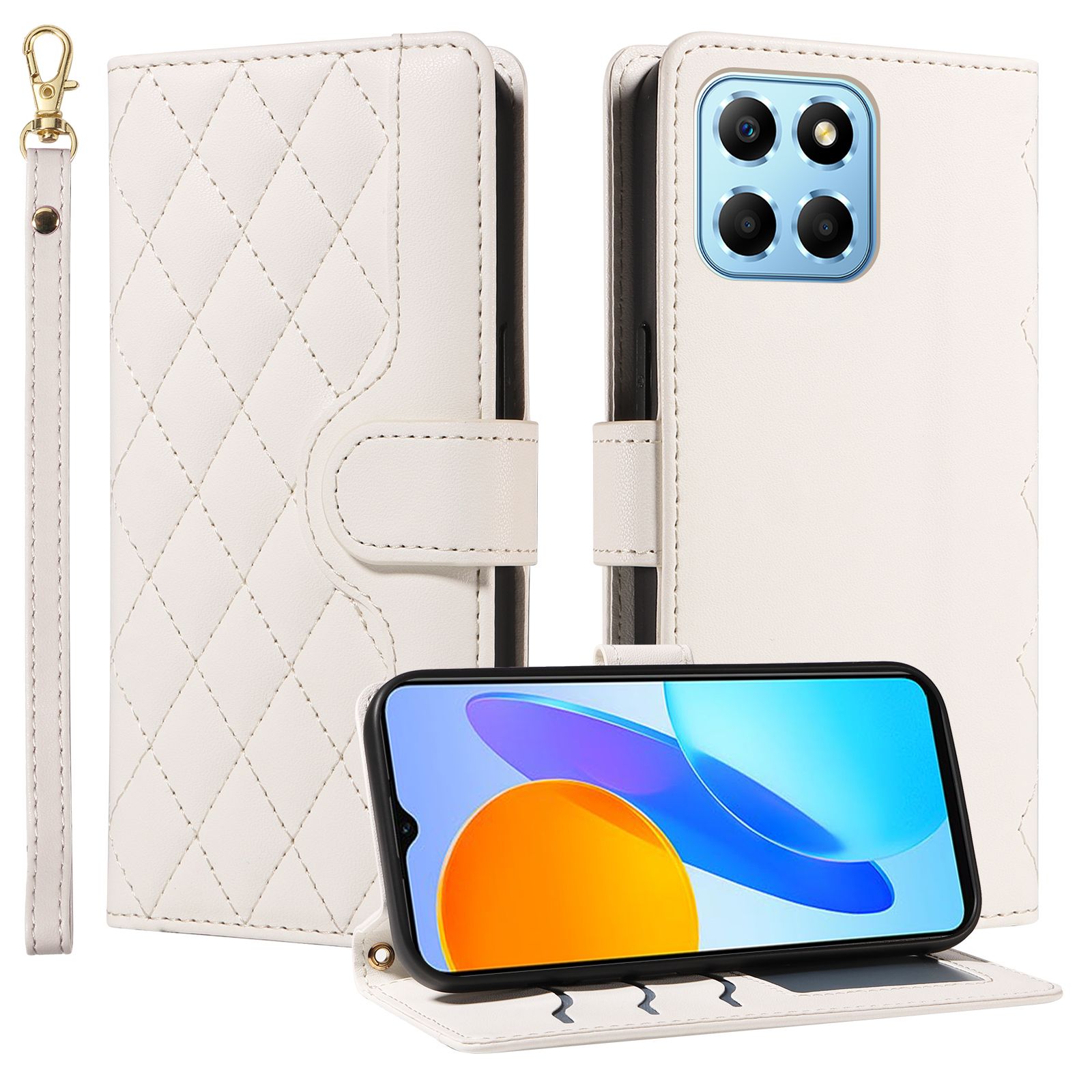 (katu) Wallet Case For Huawei Honor X8 5G Honor X6 5G Honor X6S Honor 70 Lite Leather Flip Stand Phone Bags Cover