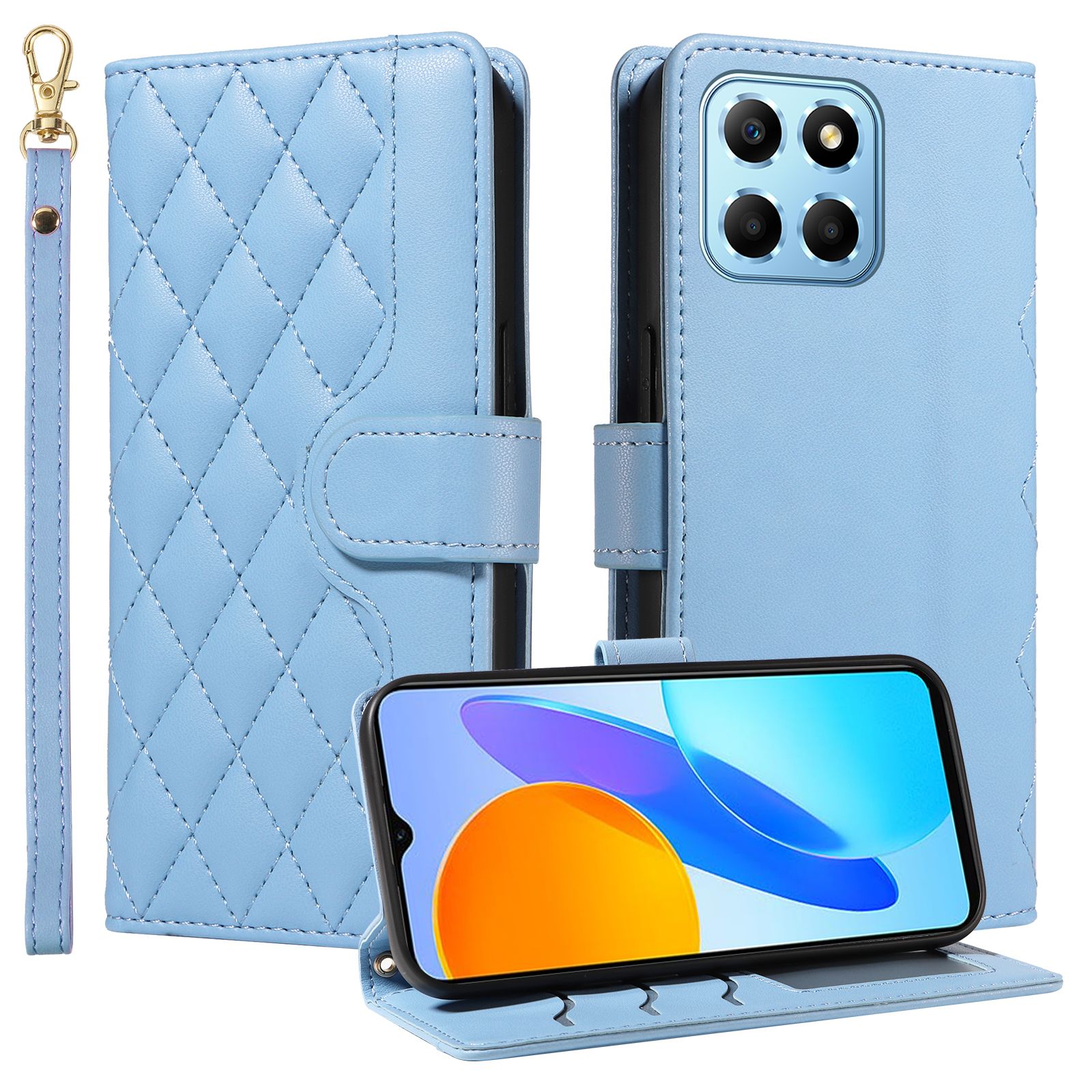 (katu) Wallet Case For Huawei Honor X8 5G Honor X6 5G Honor X6S Honor 70 Lite Leather Flip Stand Phone Bags Cover