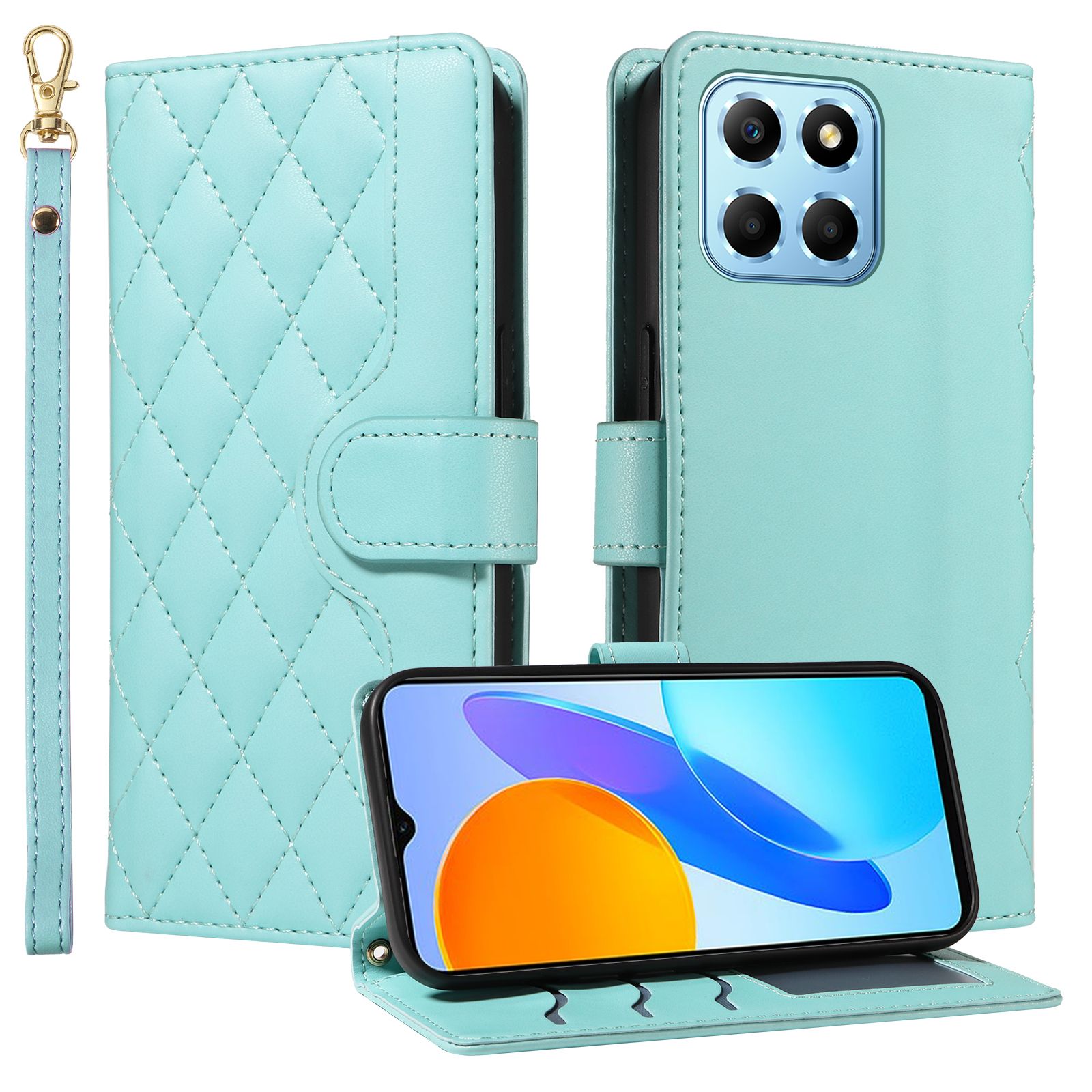 (katu) Wallet Case For Huawei Honor X8 5G Honor X6 5G Honor X6S Honor 70 Lite Leather Flip Stand Phone Bags Cover