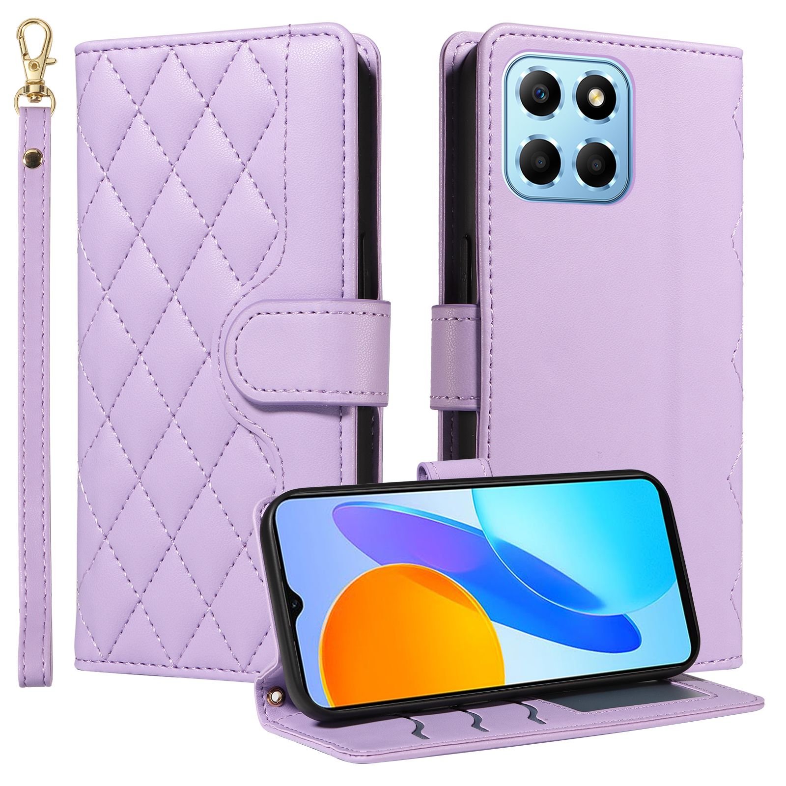 (katu) Wallet Case For Huawei Honor X8 5G Honor X6 5G Honor X6S Honor 70 Lite Leather Flip Stand Phone Bags Cover