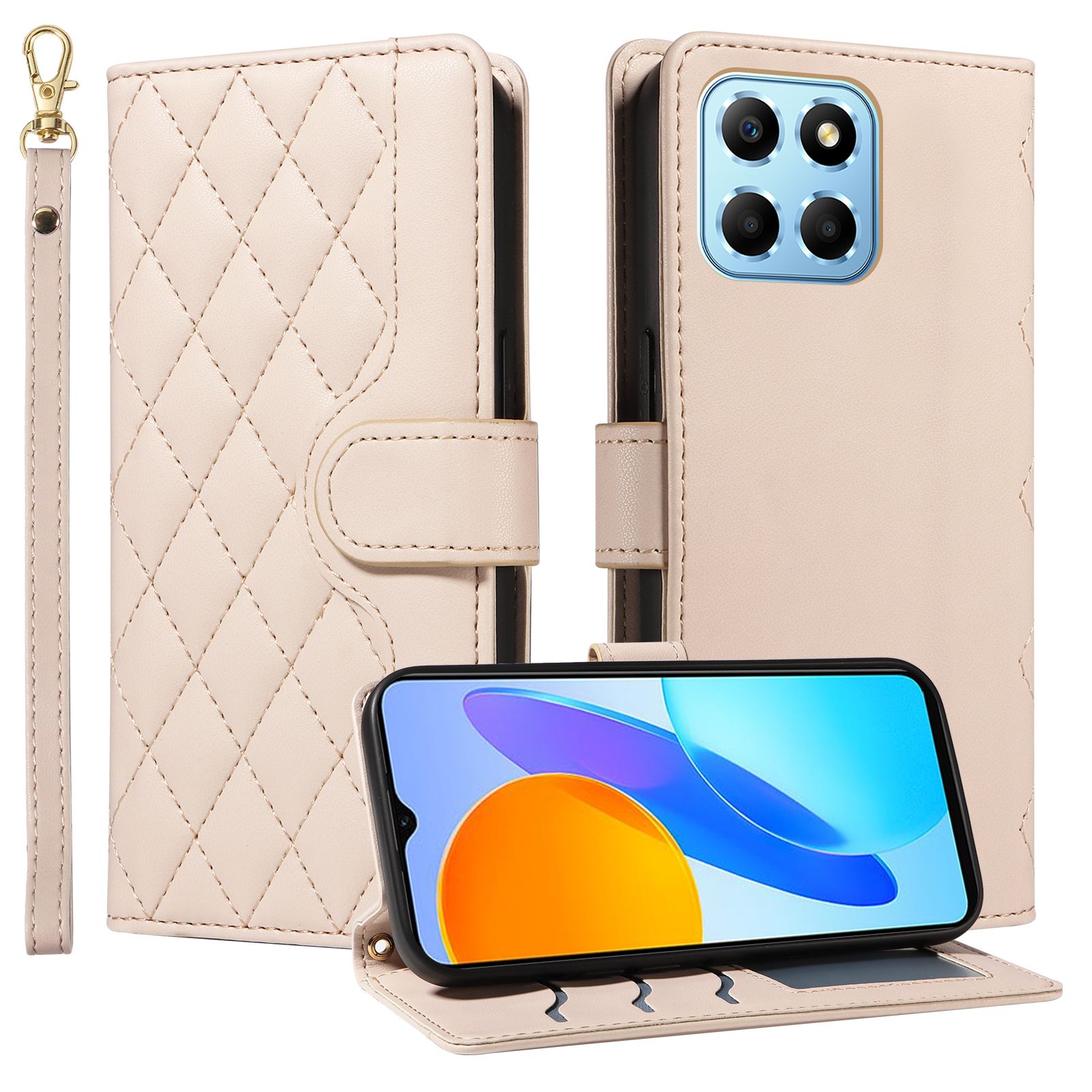 (katu) Wallet Case For Huawei Honor X8 5G Honor X6 5G Honor X6S Honor 70 Lite Leather Flip Stand Phone Bags Cover