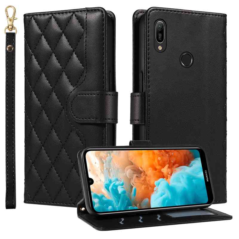 (katu) Wallet Case For Huawei Honor A8/Huawei Y6 2019 Leather Flip Stand Phone Bags Cover