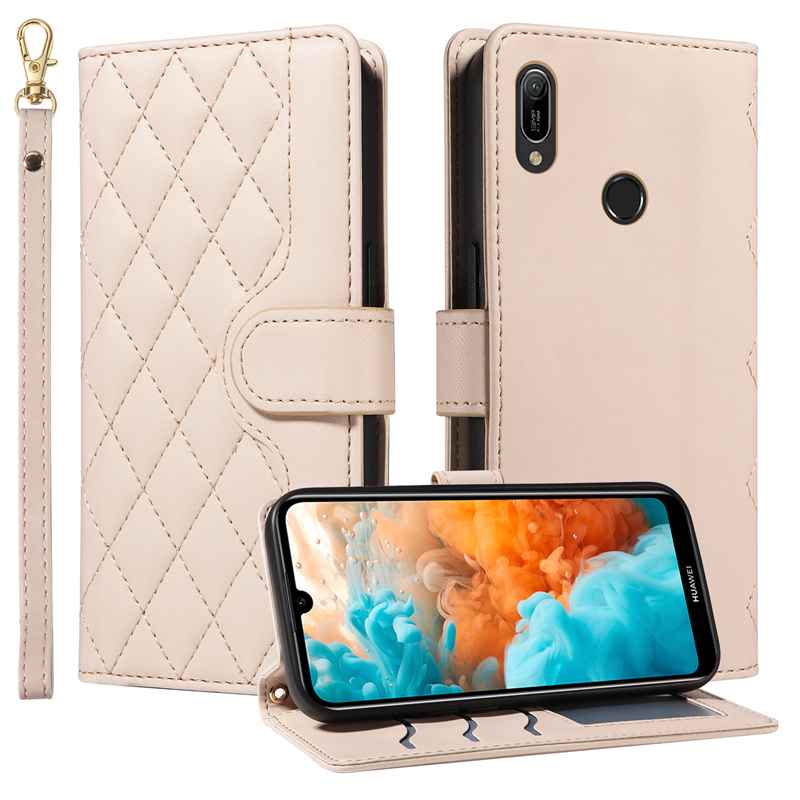 (katu) Wallet Case For Huawei Honor A8/Huawei Y6 2019 Leather Flip Stand Phone Bags Cover