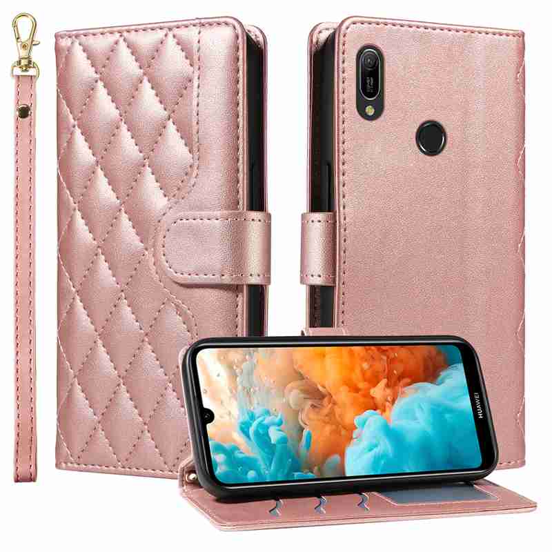 (katu) Wallet Case For Huawei Honor A8/Huawei Y6 2019 Leather Flip Stand Phone Bags Cover