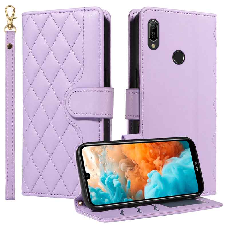 (katu) Wallet Case For Huawei Honor A8/Huawei Y6 2019 Leather Flip Stand Phone Bags Cover