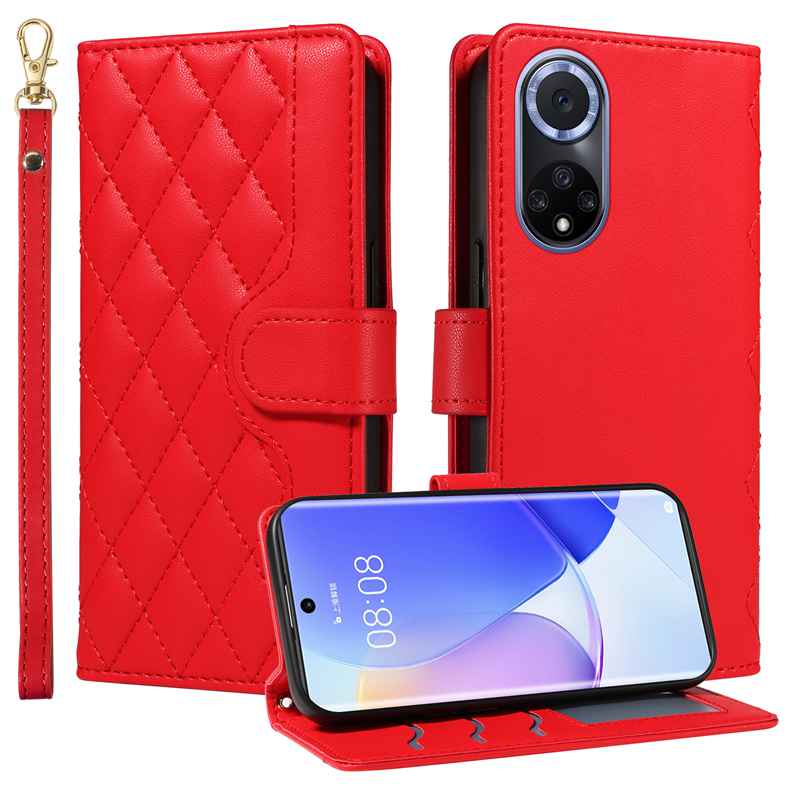(katu) Wallet Case For Huawei Honor 50 5G /Nova 9 Leather Flip Stand Phone Bags Cover
