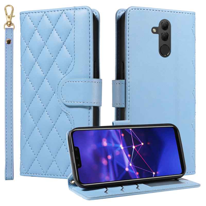 (katu) Wallet Case For Huawei Mate 20 Lite/Maimang 7 Leather Flip Stand Phone Bags Cover
