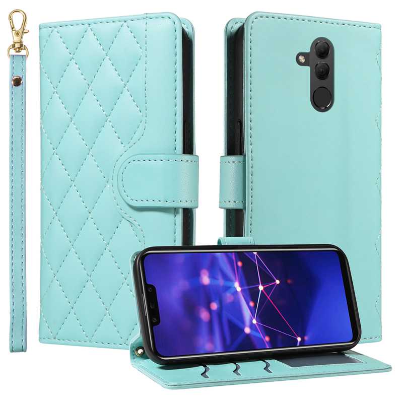 (katu) Wallet Case For Huawei Mate 20 Lite/Maimang 7 Leather Flip Stand Phone Bags Cover