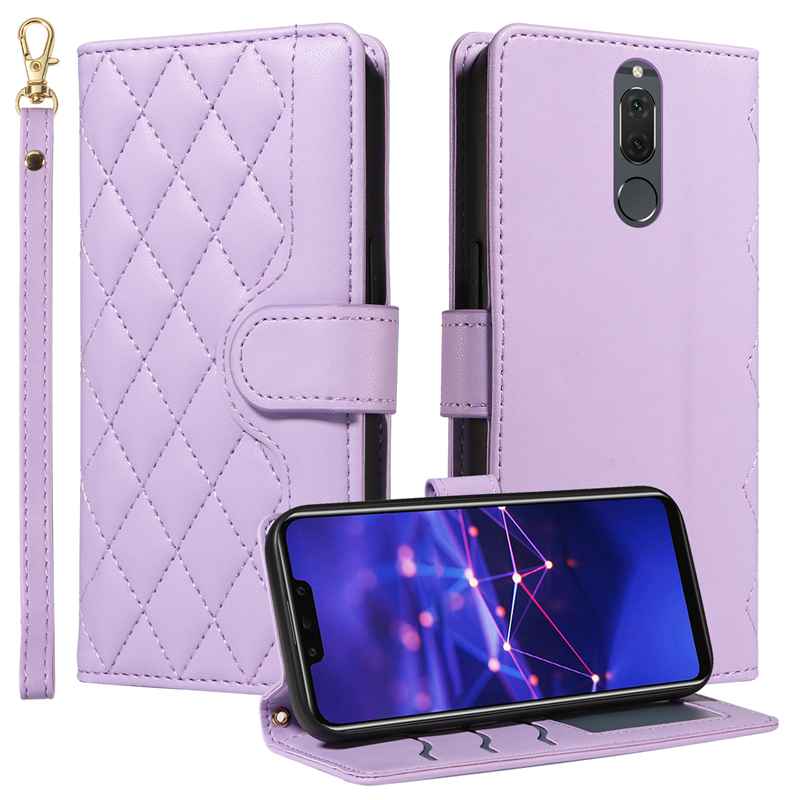 (katu) Wallet Case For Huawei Mate 20 Lite/Maimang 7 Leather Flip Stand Phone Bags Cover