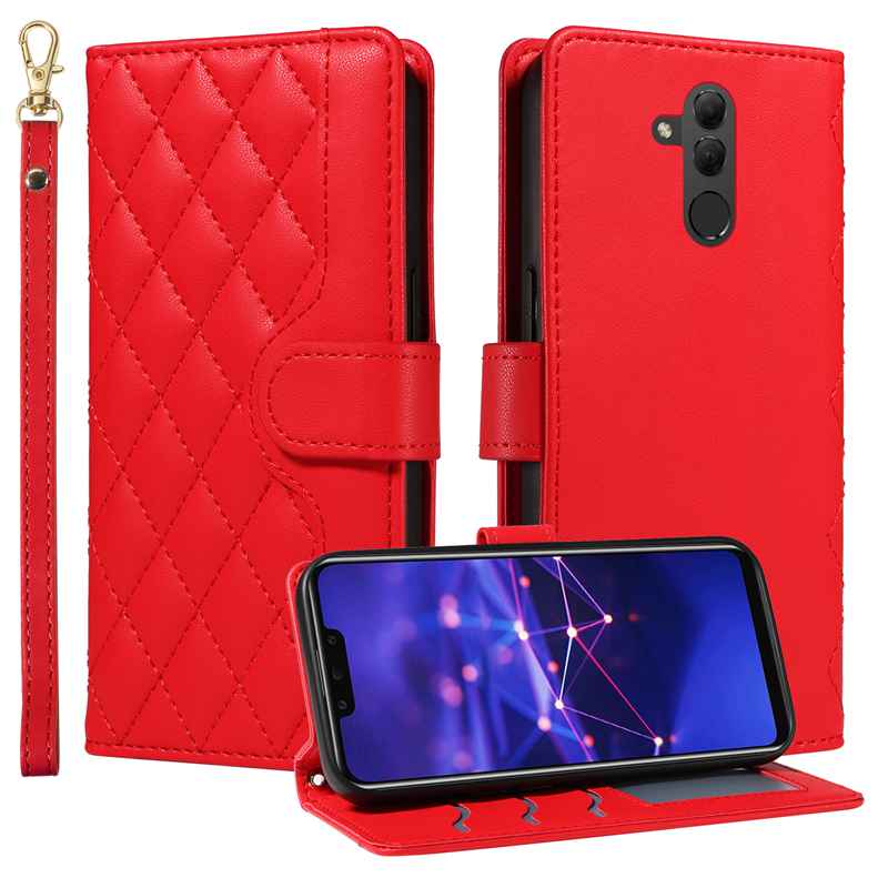 (katu) Wallet Case For Huawei Mate 20 Lite/Maimang 7 Leather Flip Stand Phone Bags Cover