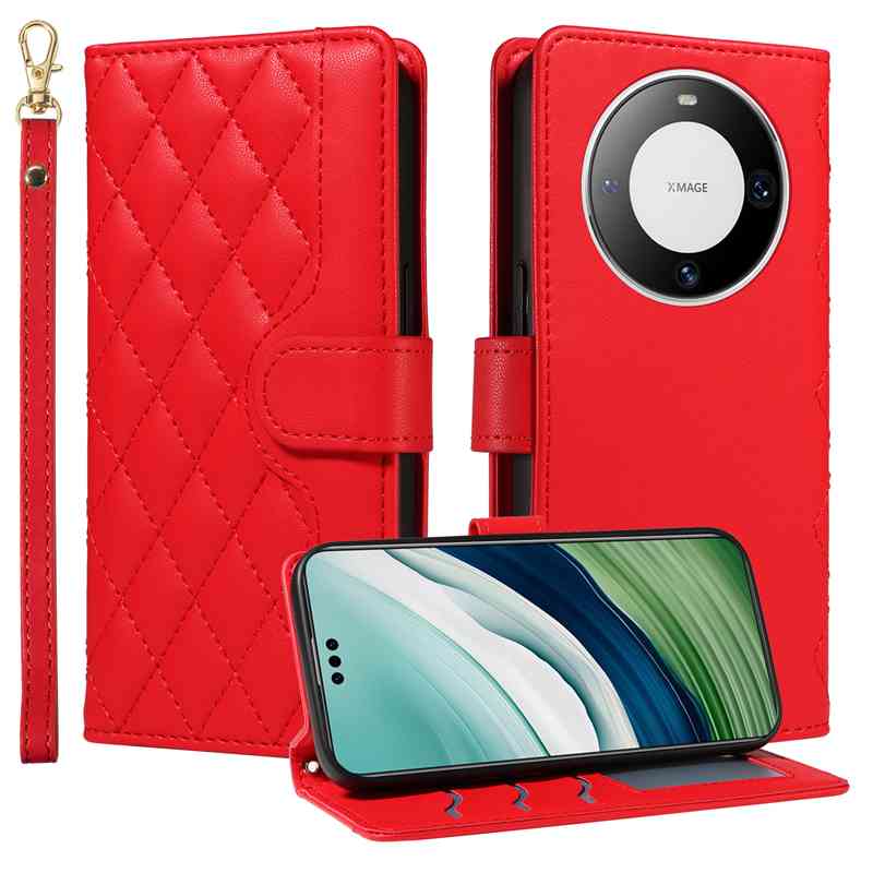 (katu) Wallet Case For Huawei Mate 60 Pro /Huawei Mate 60 Pro Plus Leather Flip Stand Phone Bags Cover