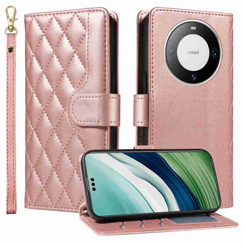 (katu) Wallet Case For Huawei Mate 60 Pro /Huawei Mate 60 Pro Plus Leather Flip Stand Phone Bags Cover