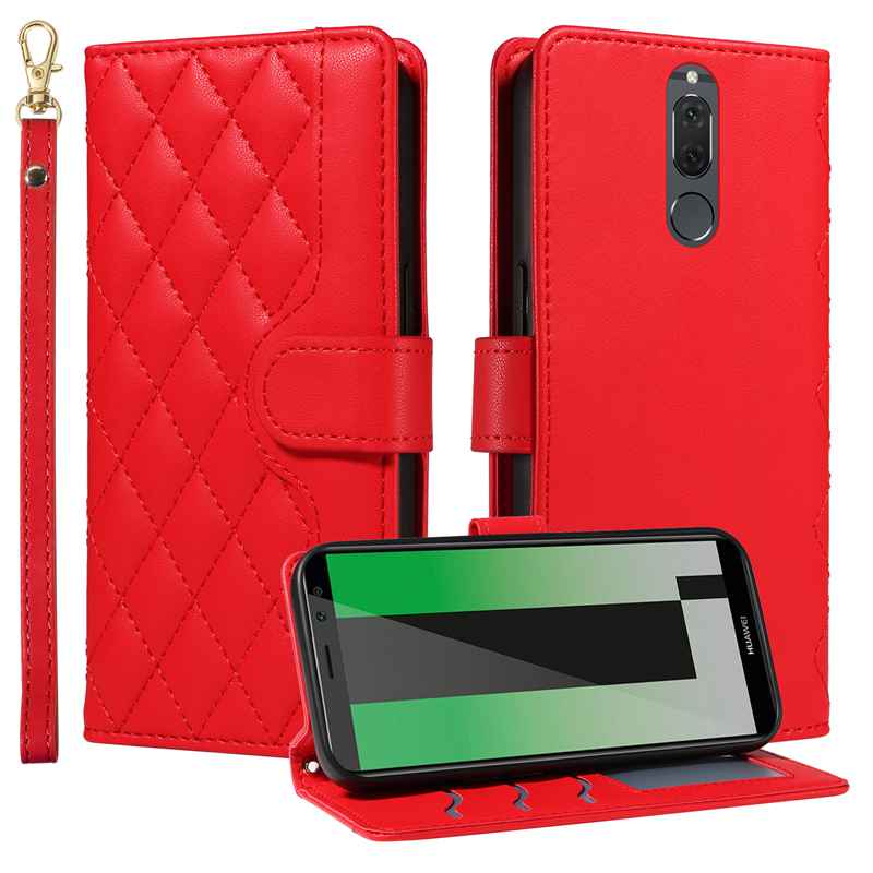 (katu) Wallet Case For Huawei Mate 10 lite/Nova 2i Maimang 6 Honor 9i (Indian version) Leather Flip Stand Phone Bags Cover