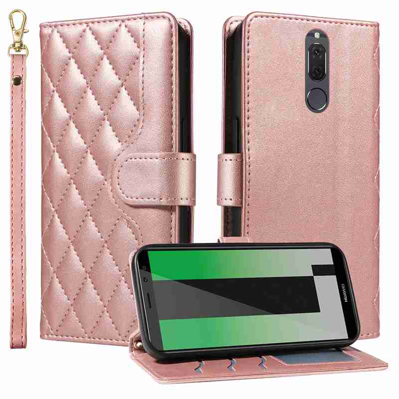 (katu) Wallet Case For Huawei Mate 10 lite/Nova 2i Maimang 6 Honor 9i (Indian version) Leather Flip Stand Phone Bags Cover