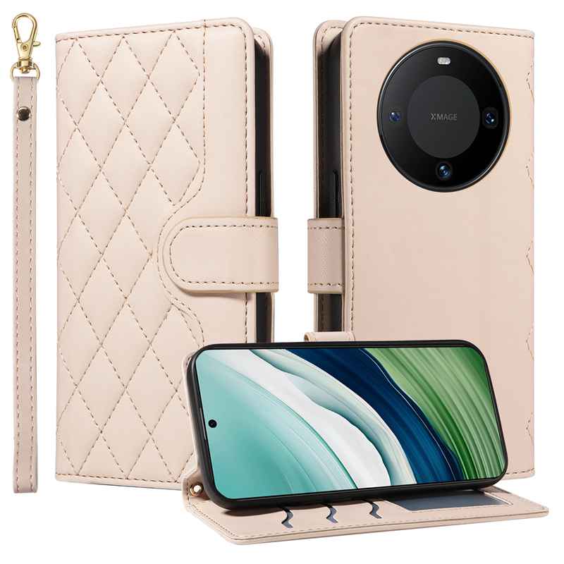(katu) Wallet Case For Huawei Mate 60 Leather Flip Stand Phone Bags Cover
