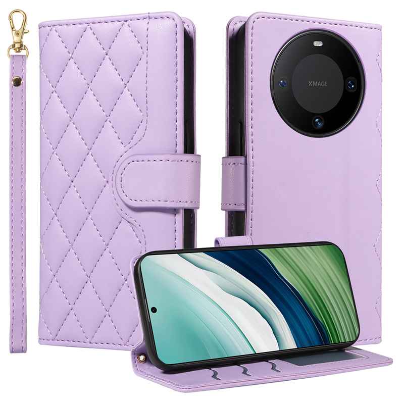 (katu) Wallet Case For Huawei Mate 60 Leather Flip Stand Phone Bags Cover