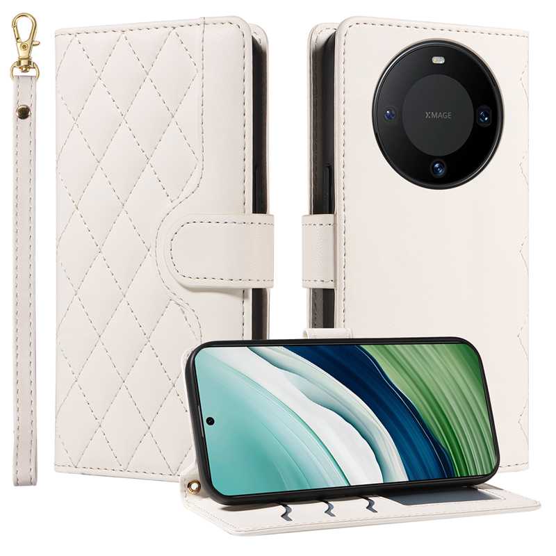 (katu) Wallet Case For Huawei Mate 60 Leather Flip Stand Phone Bags Cover