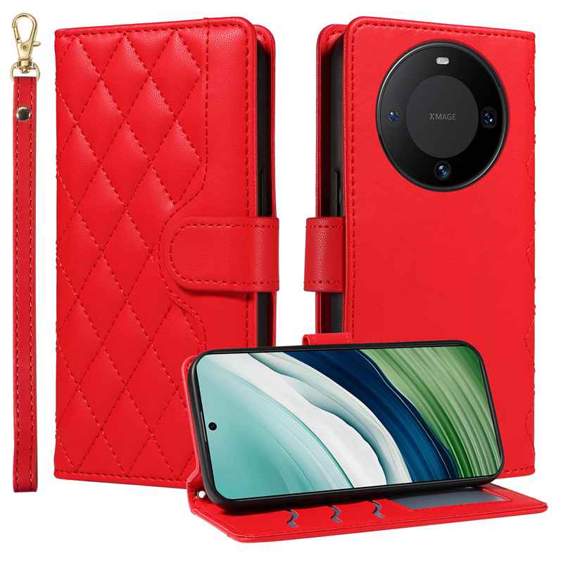 (katu) Wallet Case For Huawei Mate 60 Leather Flip Stand Phone Bags Cover