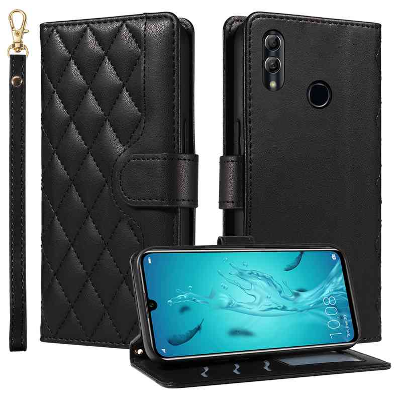 (katu) Wallet Case For Huawei P Smart 2019/ Honor 10 Lite/ Nova Lite 3 Leather Flip Stand Phone Bags Cover