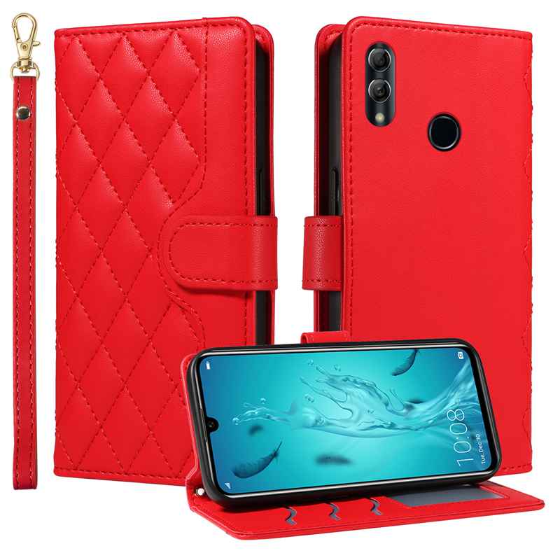 (katu) Wallet Case For Huawei P Smart 2019/ Honor 10 Lite/ Nova Lite 3 Leather Flip Stand Phone Bags Cover