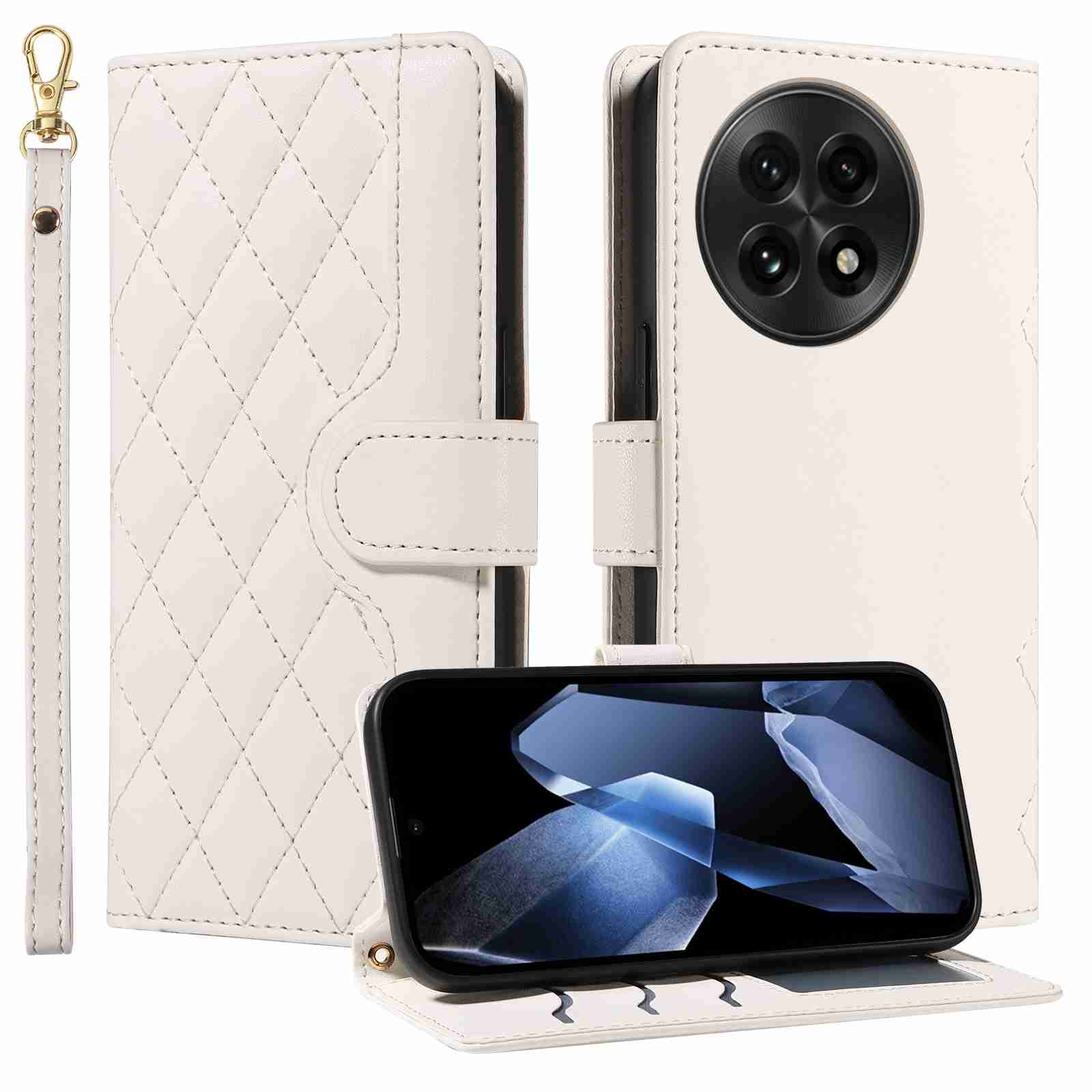 Luxury Skin Feel Flip Houndstooth Case For Oneplus ACE 5 5G (Chinese version)/Oneplus ACE 5 pro 5G (Chinese version)/ Oneplus 13R 5G (Non-chinese version) Fundas Wallet Cover