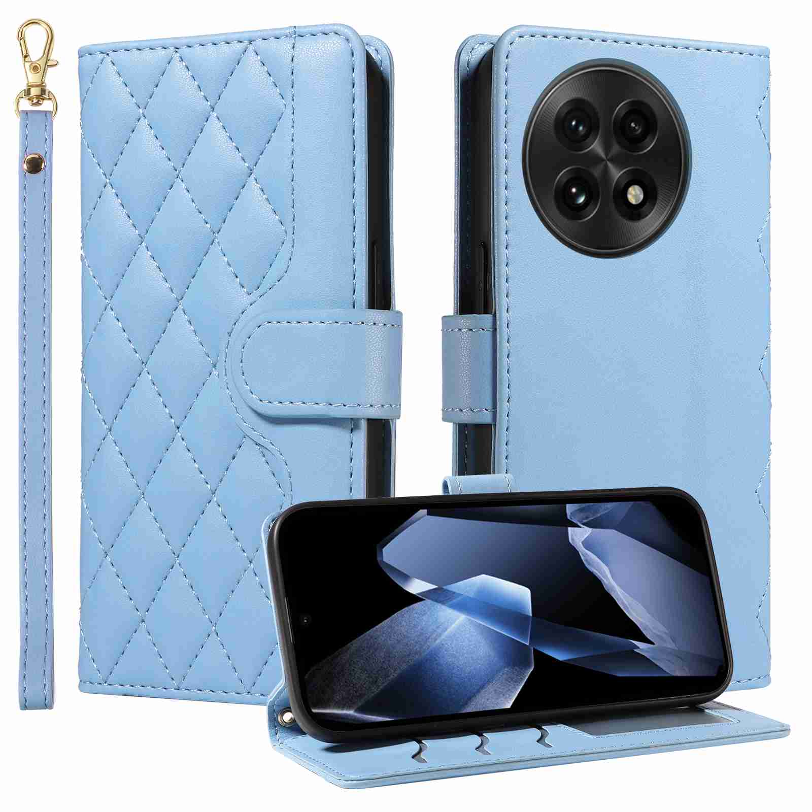 Luxury Skin Feel Flip Houndstooth Case For Oneplus ACE 5 5G (Chinese version)/Oneplus ACE 5 pro 5G (Chinese version)/ Oneplus 13R 5G (Non-chinese version) Fundas Wallet Cover