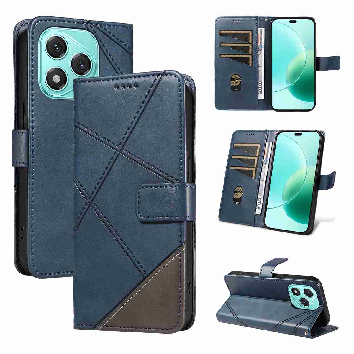 (katu2024) PU Leather Wallet Case For Huawei Honor 400 lite Flip Stand Card Book Phone Cover