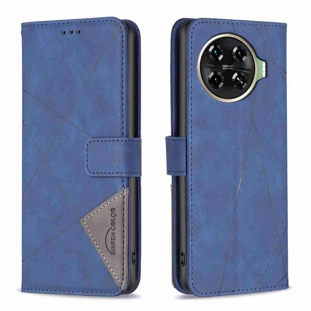 (Binfen2025) - Case For Tecno Spark 20 Pro+/Tecno Spark 20 Pro Plus Luxury Flip PU Leather Wallet Magnetic Adsorption Cover