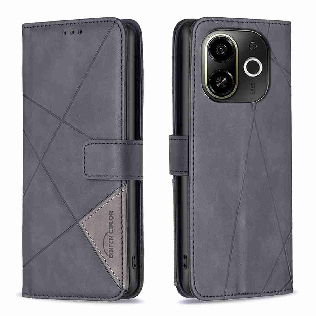 (Binfen2025) - Case For Tecno POP 9 5G/Spark 30C 5G  Luxury Flip PU Leather Wallet Magnetic Adsorption Cover