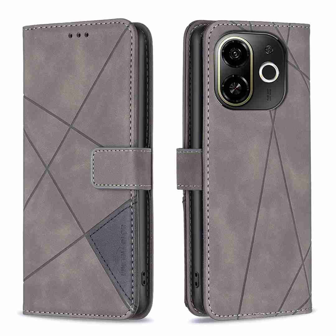 (Binfen2025) - Case For Tecno POP 9 5G/Spark 30C 5G  Luxury Flip PU Leather Wallet Magnetic Adsorption Cover