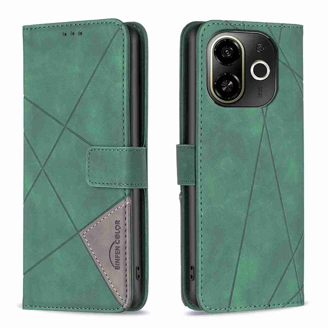 (Binfen2025) - Case For Tecno POP 9 5G/Spark 30C 5G  Luxury Flip PU Leather Wallet Magnetic Adsorption Cover