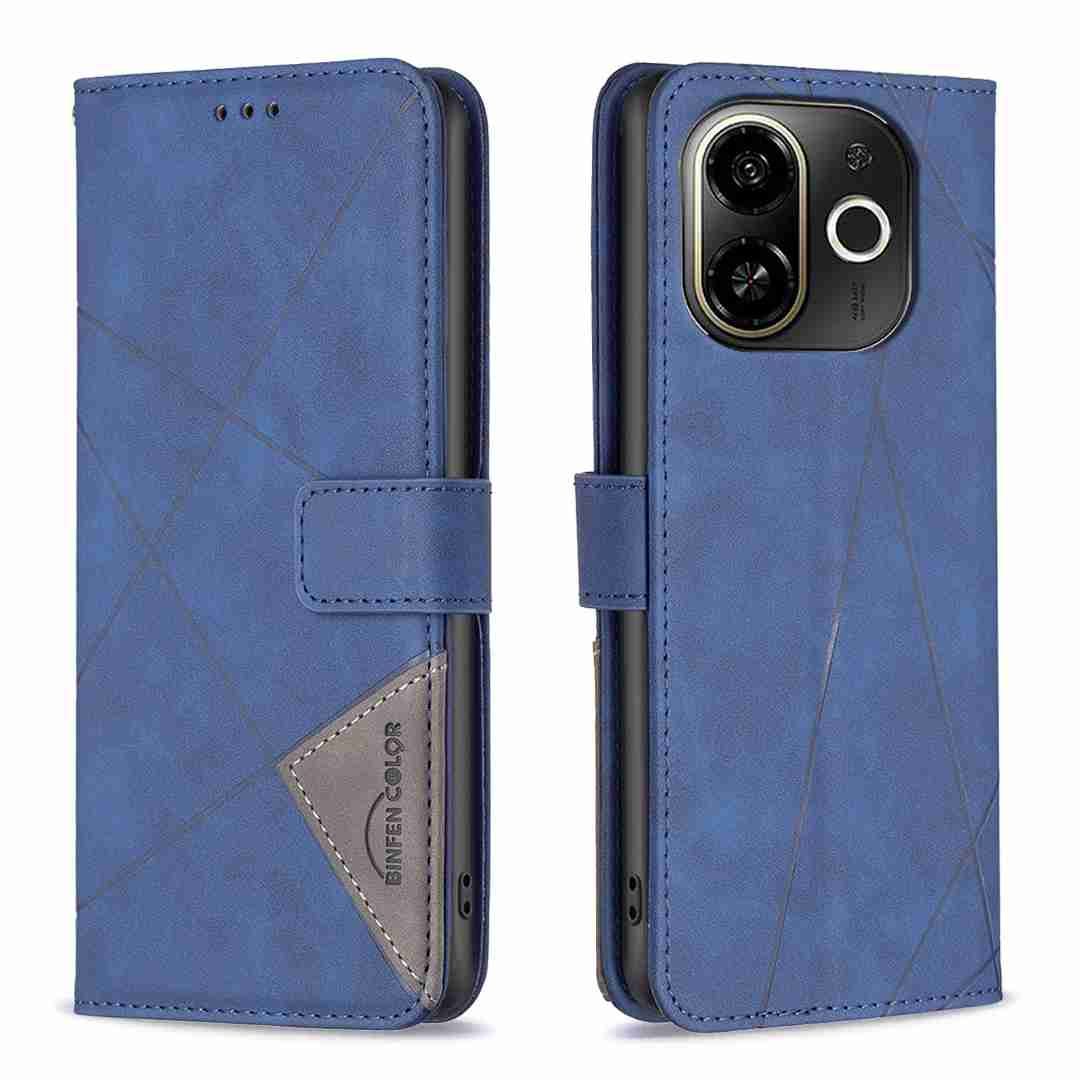 (Binfen2025) - Case For Tecno POP 9 5G/Spark 30C 5G  Luxury Flip PU Leather Wallet Magnetic Adsorption Cover