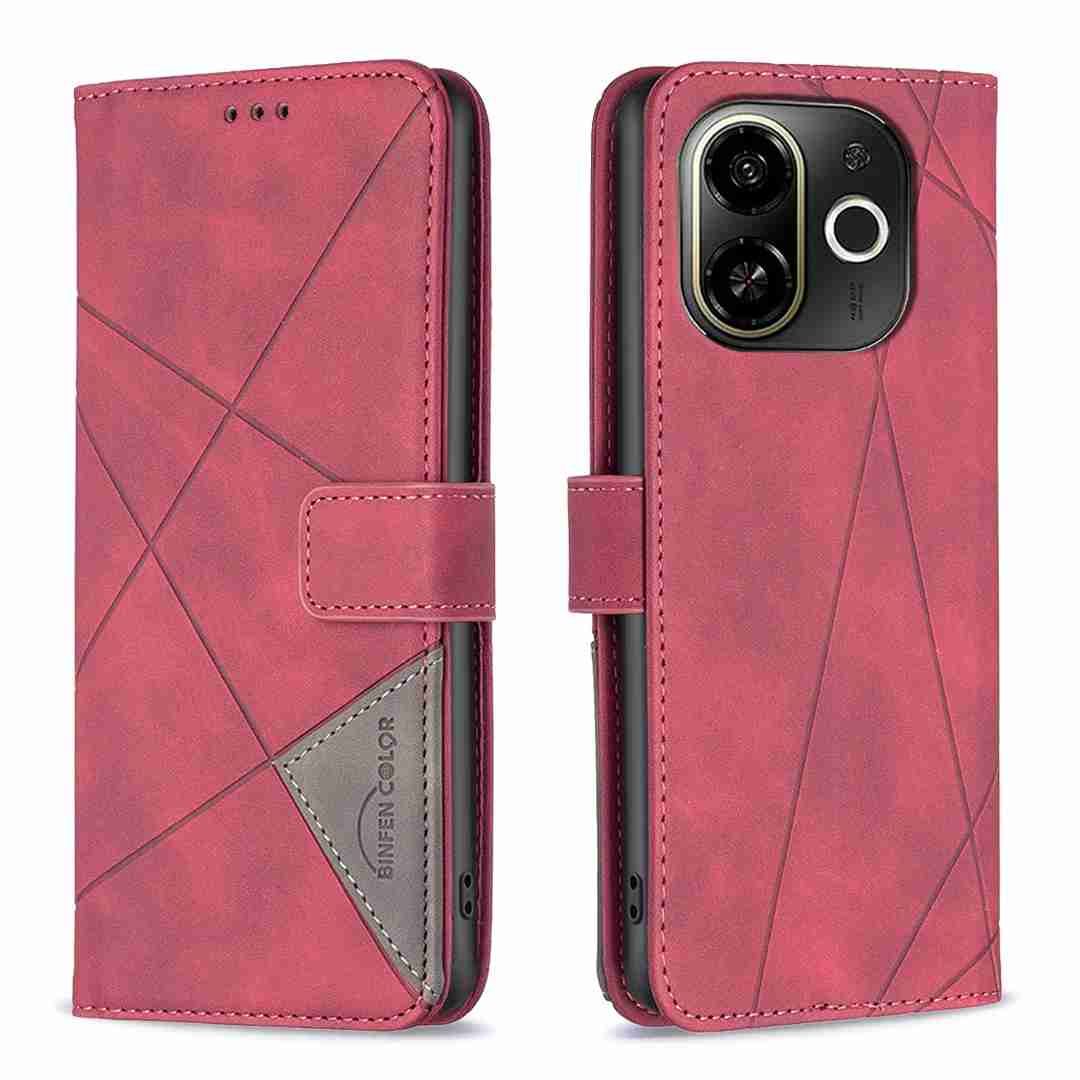 (Binfen2025) - Case For Tecno POP 9 5G/Spark 30C 5G  Luxury Flip PU Leather Wallet Magnetic Adsorption Cover