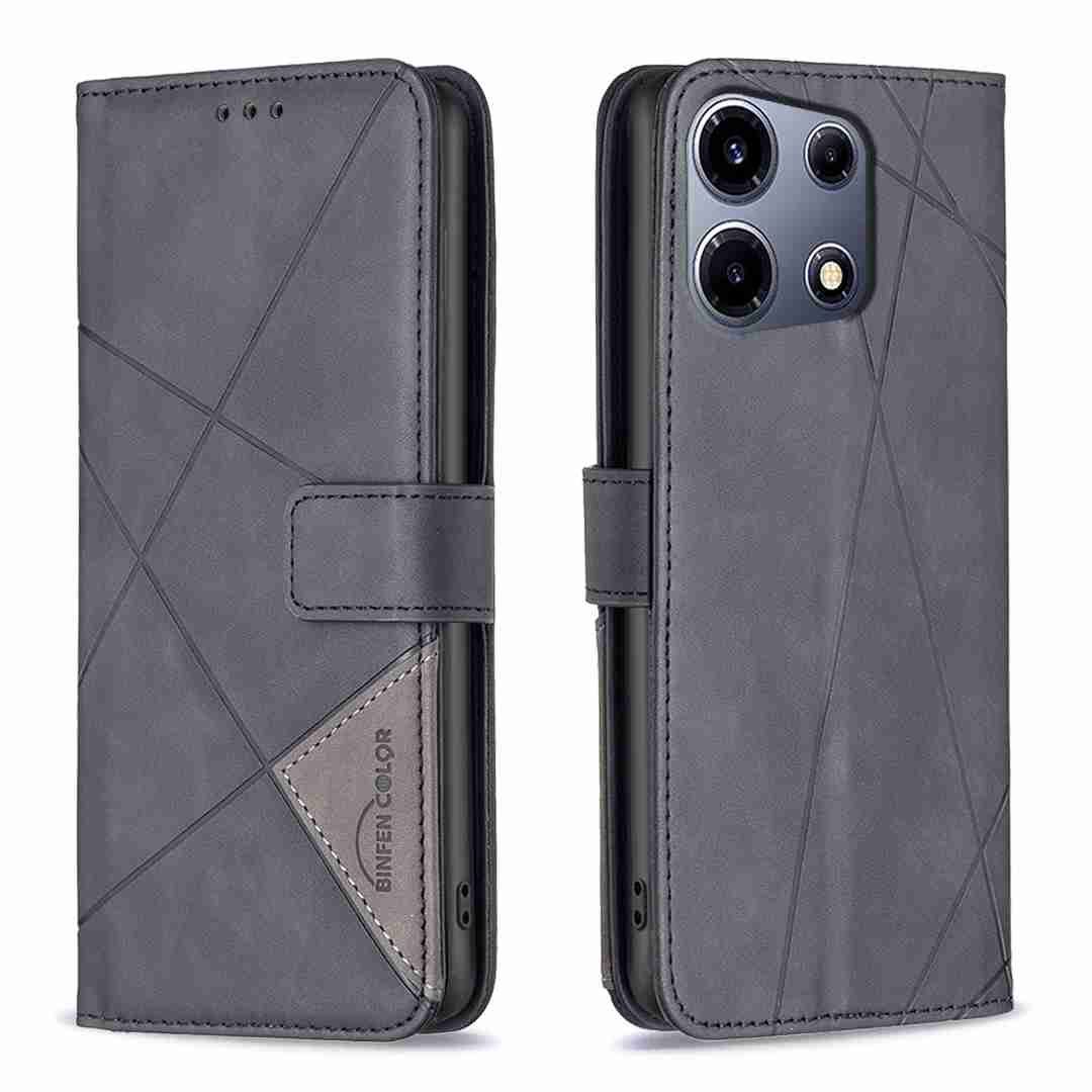 (Binfen2025) - Case For Infinix Note 30 VIP Luxury Flip PU Leather Wallet Magnetic Adsorption Cover
