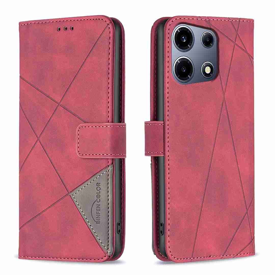 (Binfen2025) - Case For Infinix Note 30 VIP Luxury Flip PU Leather Wallet Magnetic Adsorption Cover
