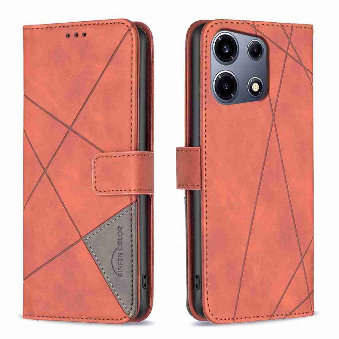 (Binfen2025) - Case For Infinix Note 30 VIP Luxury Flip PU Leather Wallet Magnetic Adsorption Cover