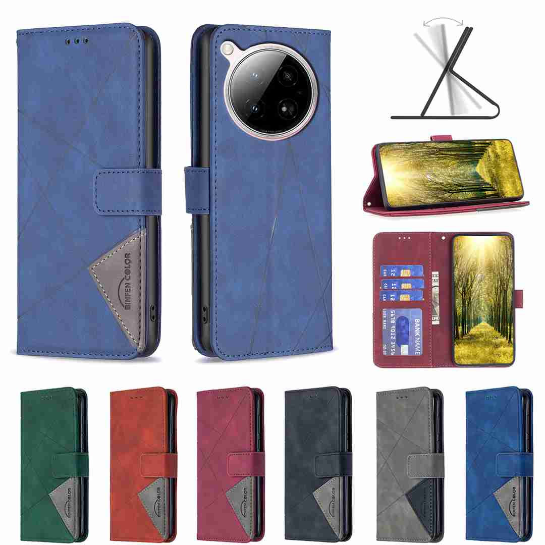 (Binfen2025) - Case For Infinix Zero 40 4G/5G Luxury Flip PU Leather Wallet Magnetic Adsorption Cover