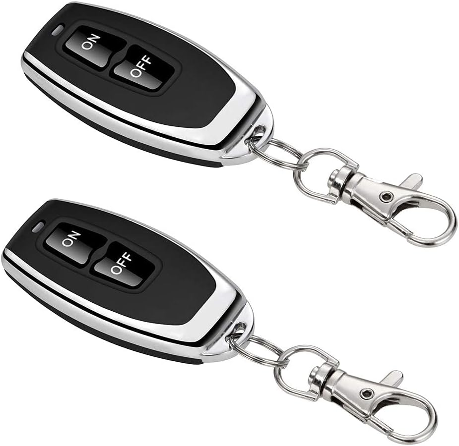 Wireless Remote Switch with 328 ft Long Range,DC 12V/24V/48V/72V Current Rating 30A,12v Remote Control Switch for All Kinds of DC Motors,Luminaire Controll etc