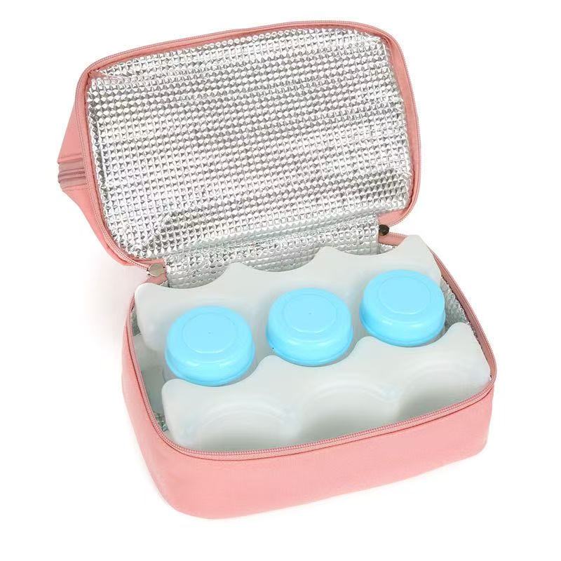Insulation Bag Milk Storage Breastfeeding Milk Insulation Breast Pump Maternity Cooler Double Layer Fresh Preservation Bag
Double Layer Bento Portable Tote Lunch Box Bag Pouch Food Picnic Bag