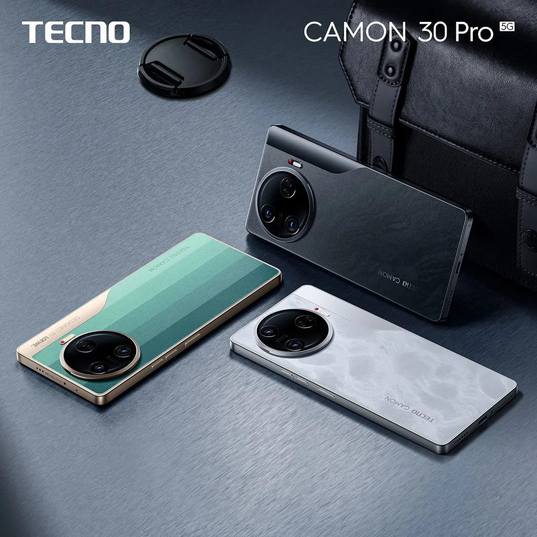 New Arrival Tecno Camon 30 Pro 5G 6.78" 144Hz AMOLED 512GB+24(12+12)GB RAM MTK 8200 Ultimate 70W 5000mAh 50MP Dual Speaker Android 14 Dual Sim Smart Phones phone