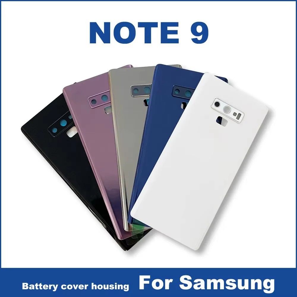 Housing Cover For Samsung Galaxy Note9 note 9 Glass Panel Battery Back Case Door Rear Shell Replacement With Adhesive Sticker